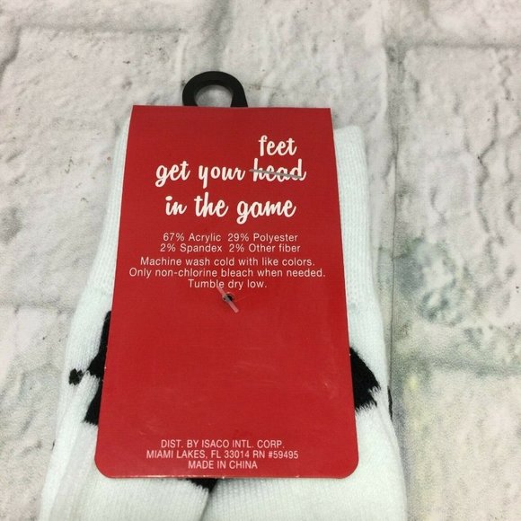 Christmas Socks "Dabbin Through the Snow" Men's Crew Socks Shoe Size 7-12 - Picture 5 of 5